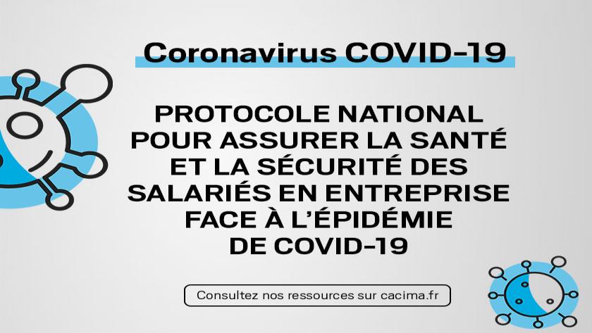 CORONAVIRUS : PROTOCOLE NATIONAL