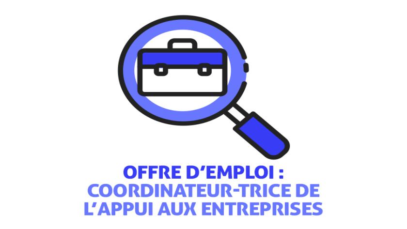 Emploi : Coordinateur-trice de l’appui aux entreprises